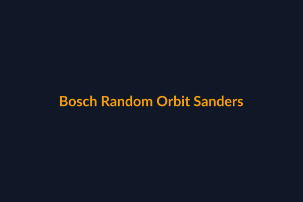 Bosch Random Orbit Sanders available at Raguveer Electric Talala